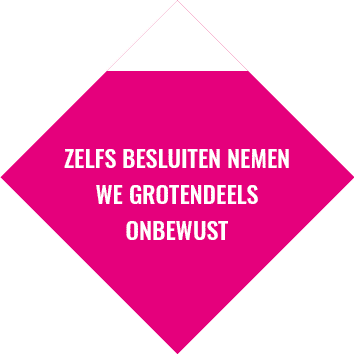 Zelfs besluiten nemen we onbewust