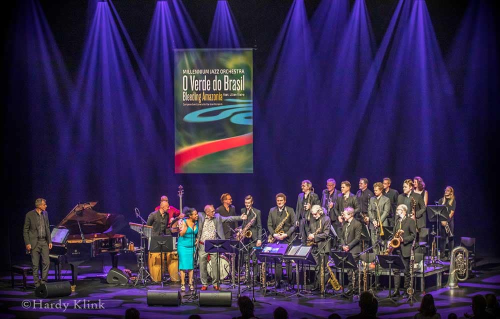 zondag 30 oktober 2022 ‘O Verde do Brasil’ Millennium Jazz Orchestra + Lílian Vieira, Schouwburg Cuijk, foto Hardy Klink