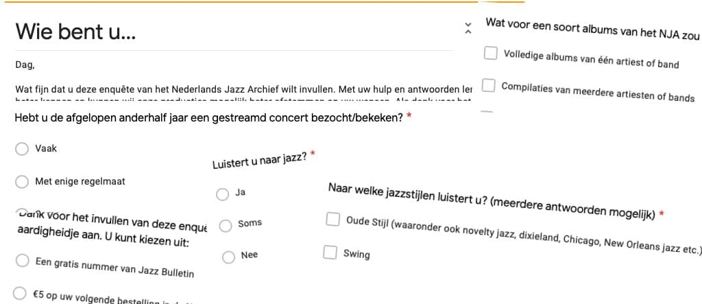 Jazz Archief enquête