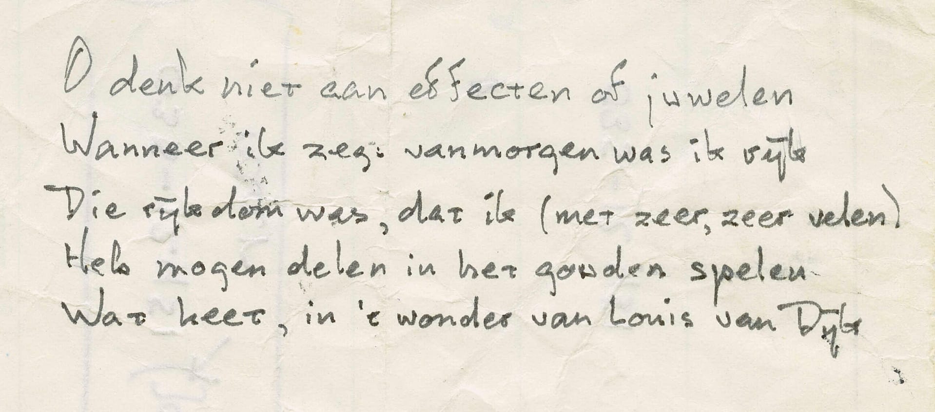 Collectie Louis van Dijk voor Jazz Archief