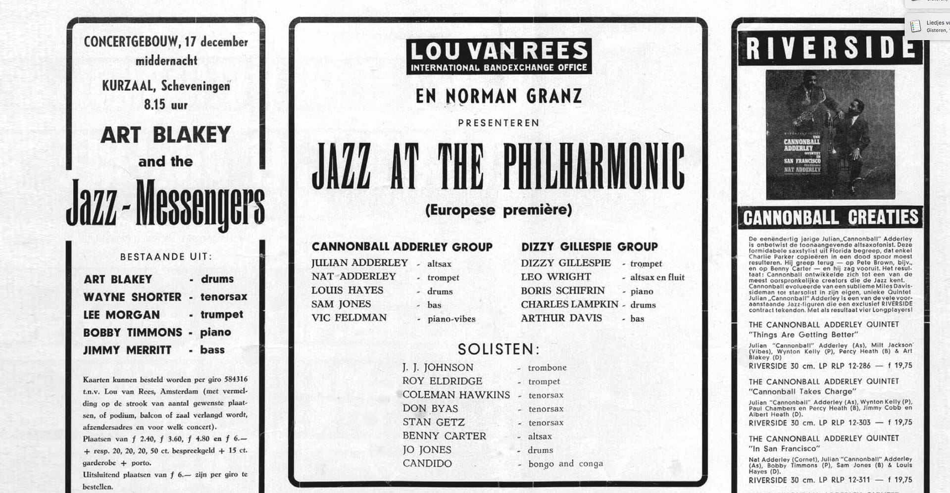 De 13e cd in de reeks Jazz at the Concertgebouw is uit!